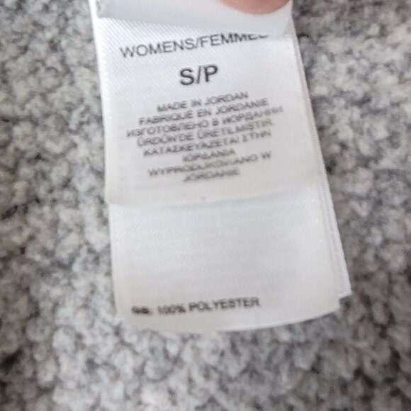 The North Face light gray blend Zip up jacket w/Fleece lining Women's S/P - Picture 4 of 4